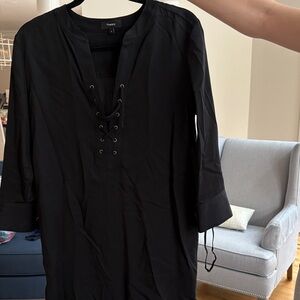 Theory Black short dress